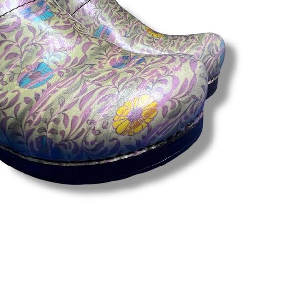 Dansko Women's Clogs (Professional Clogs) Size US 7.5-8 EU 38 Watercolor Floral - Picture 2 of 13